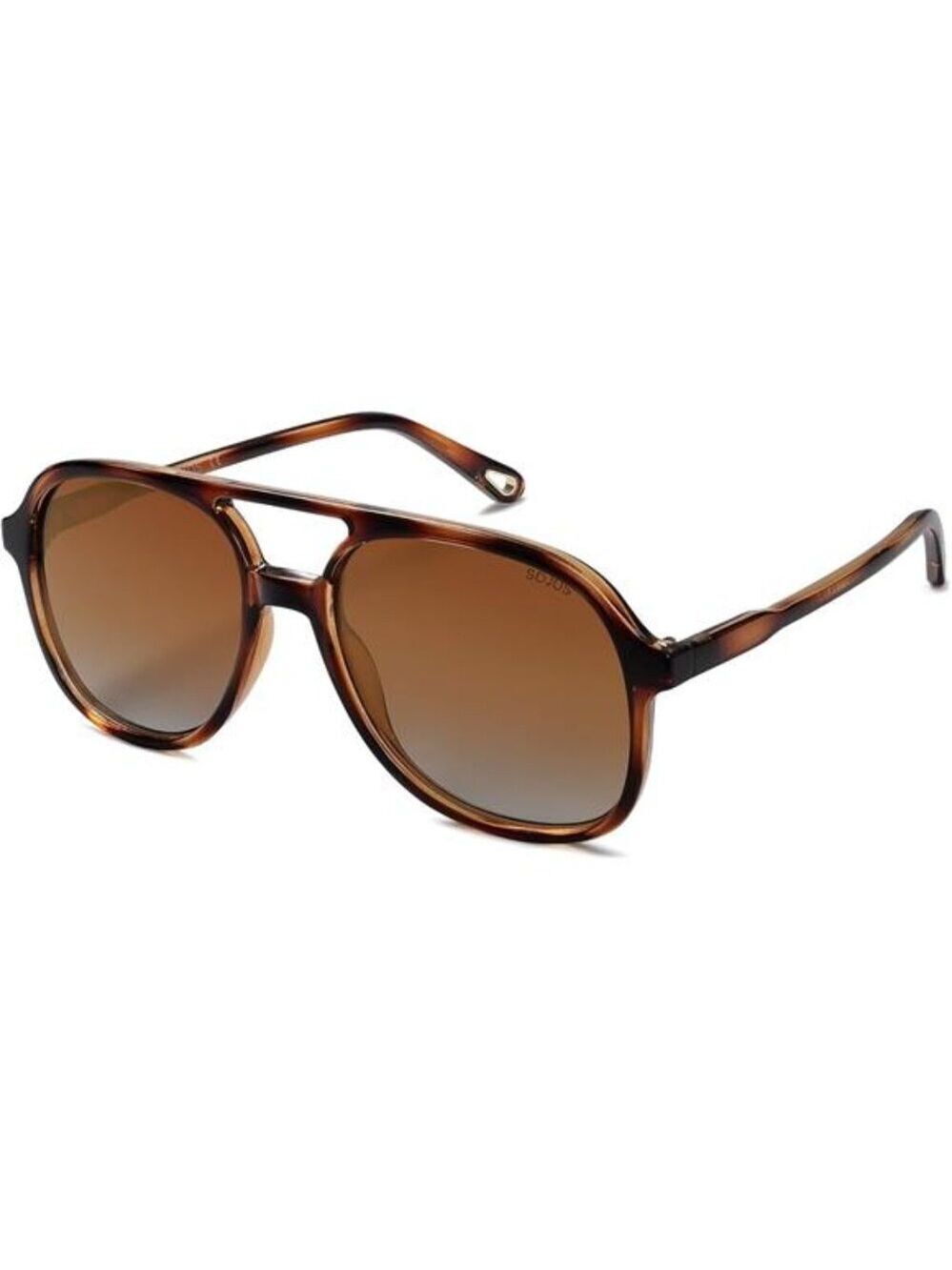 Retro Polarized Aviator Sunglasses Women Men Square Vintage 70s UV400